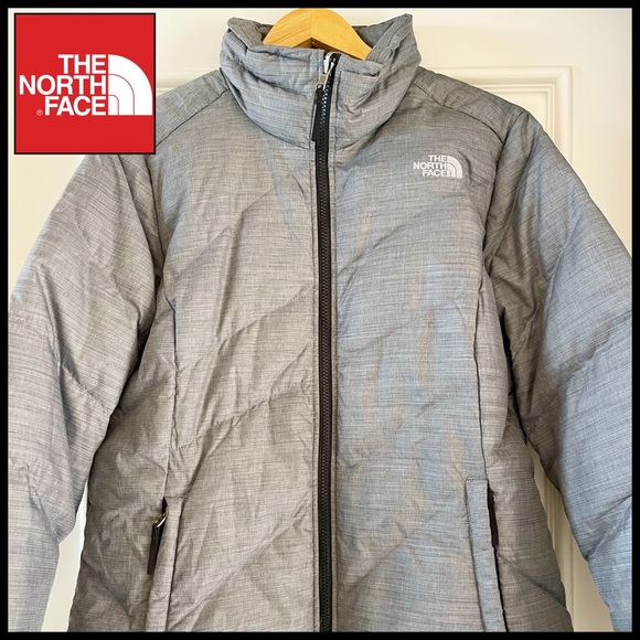 The North Face Jackets & Blazers - North Face Heather Charcoal Grey Full Zip Jacket. Size L.
